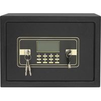 Gojoy – Coffre-fort mural électronique 22L – Résistant aux chocs et au perçage – Double serrure avec alarme – Installation murale facile - FORT 22 L