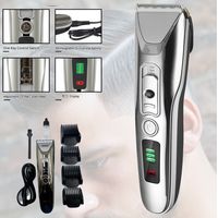 Tondeuse Cheveux Rechargeable Tete De Coupe En Ceramique Affichage Led En Titane Q-l8188
