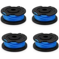 Paquet de 4 bobines de coupe-bordure avec fil de coupe pour coupe-bordure RYOBI