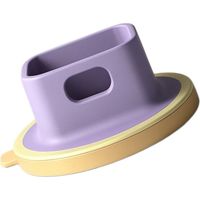 Trépieds de bureau rotatifs à angles multiples-Crème taro violet