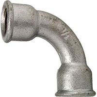 Cornat Temperguss-Bogen 90° 3/4 '' 2 Muffen verzinkt Bogen