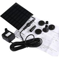 Pompe solaire miniature 7V pompe solaire fontaine de jardin étang pour hauteur Circulation d'eau étang fontaine d'eau Max 70cm