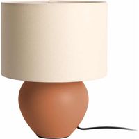 Leitmotiv Alma lámpara marrón y beige 32,5 cm