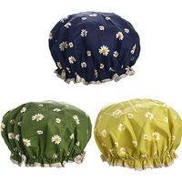 Bonnets de douche, lot de 3