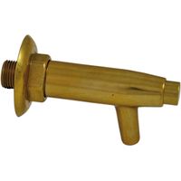 Robinet de distribution a' bouton poussoir en laiton pour fontaines raccord 1/2" mobilier de jardin