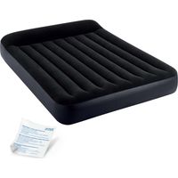 Intex Luftbett 203 x 152 x 25 cm Dura-Beam mit integriertem Kopfkissen