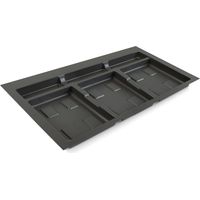 Base per contenitori per cassetti da cucina, modulo 800mm, Grigio antracite 8197123 EMUCA