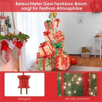 Illuminated Christmas Gift Box Set, 15 Pieces, 450 LED Lights