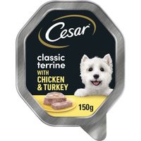Cesar Classic Terrine Wet Dog Food with Chicken and Turkey 1 - 730486