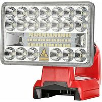 LaBlanc – Lampe de travail rechargeable 18 W 2000 lm pour Milwaukee, lampe de poche LED d'extérieur M18 Milwaukee Lamps,Lampe de Camping Portable en Plein air