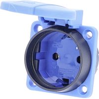 AS Schwabe 45085 Einbau-Steckdose IP54 Blau