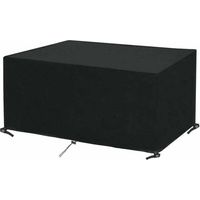 Pair Rectangular garden furniture cover, waterproof and winter resistant Oxford fabric garden table cover, tarp Protective cover for garden tables, chairs and furniture sets (170 x 94 x 70 cm)