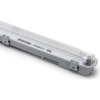 PLAFONIERA X TUBO LED - VOLT 230 WATT 1X18 G13 IP65 CM 126,5X 7,2 H.CM 8,6 - 1 pezzo