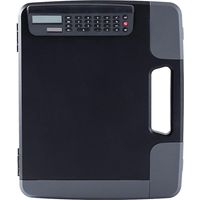 A4 Clipboard with Storage Box with Calculator Nursing File Folder Organizer Folio Suitable for Pen/P