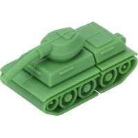 32 GB USB-2.0-Stick in Panzerform mit Cartoon-Motiv für Datenspeicherung und -übertragung auf PC/Tablet