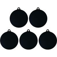 CREA 5 Pack Electric Induction Hob Protector Mat Anti-slip Mat , Black--