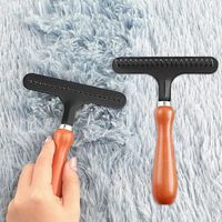 Réparation de tapis, râteau à tapis à poils longs, pour le nettoyage des tapis et des poils (4,3 po (L), 1 pièce)-Crezuo