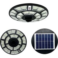 LAMPIONE SOLARE Luce LED 2000W UFO Sensore di MOVIMENTO E CREPUSCOLARE IP66