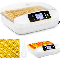 Couveuse pour 42 œufs de poule – Alimentation 90 W – Contrôle intelligent de la température 30-39,5°C – Ovoscope intégré – Incubato