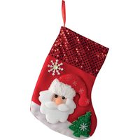Chaussette de Noël Père Noël Taille : 25 cm