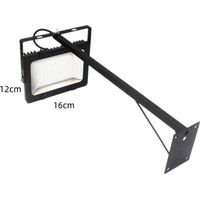 Eclairage enseigne - Projecteurs LED 20W extérieur pour Façades magasin - 50cm - Installation latérale - Noir