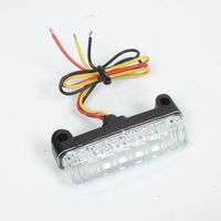 mini led rücklicht 12v transparent replay type barrette für