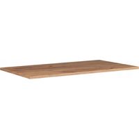 Rodan Waschtischplatte 120,6 x 46 x 1,6 cm, Braun, wasserabweisende Schichtstoffplatte, feuchtraumgeeignet, für Aufsatzwaschbecken