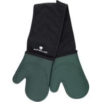 MasterClass Seamless Silicone Double Oven Glove Hunter Green