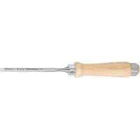 MHG Ciseau avec manche en bois, Largeur de lame: 4 mm