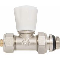 Vanne d'alimentation de radiateur droite PEX 16x1/2"