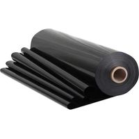 1 Bâche Polyéthylène Noir 2Mx2M 360G Résistant Eau Poussière Jardin Chantier