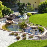 Laghetto Artificiale Roccia a Bordo Largo 360x210x52 cm 2000 Litri