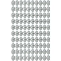 100 rosaces coniques zinguées Ø38 - hauteur 19 mm - Arcanaute