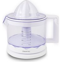 SUNTEC spremiagrumi ZIP-8427 comfort – elettrico con colino e contenitore per succo estraibile – estrattore elettrico per arance + limoni + lime – centrifuga elettrica senza BPA con max. 100 watt