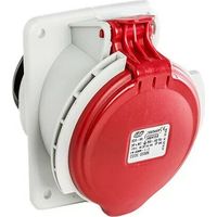 Ide 03306 Niederspannungsstecker und Steckdose IP44 5P 380V 32A 6h