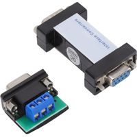 Convertisseur RS232 vers RS485 Bidirectionnel ABS pour Transmission de Données