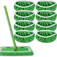 LYERCW - Lingettes de rechange pour balai Swiffer, lingettes réutilisables pour balai à poussière Swiffer, chiffon pour balai de sol Swiffer, housse réutilisable
