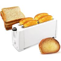 Toaster Maker EU Standard 220V Home Stainless Steel can Toast Four Pieces Breakfast Bread Sandwich L