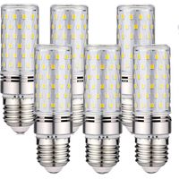 Lot de 6 Ampoules LED E27 16W Blanc Froid, 6000K, 1600lm, Remplace 150W Halogène