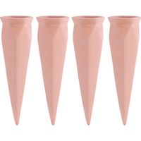 Pointes d'arrosage en terre cuite, piquets pour plantes, 2,09x7,09 pouces, 4 pièces, bureaux, maisons familiales pour fleurs