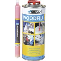 Woodfill Holz Reparaturspachtel Spachtelmasse, 2K Spachtel inkl. Härter beige