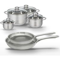 Lot de 2 poêles 24/28 cm et 4 faitouts 12/16/20/24 cm Elo Relief Passion