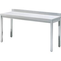 Table Inox de Travail avec Dosseret 900 x 700 mm - Virtus
