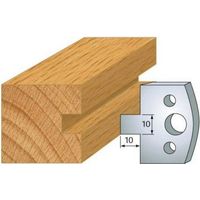 JEU DE 2 FERS PROFILES ACIER HT.40MM N°091 - 800.091 - LEMAN