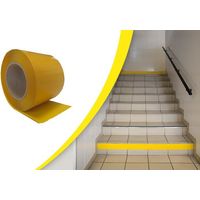 Marcaje de bandas de PVC Waccess adhesivo interior WATTELEZ rollo 10mx100mm - amarillo - 810303J