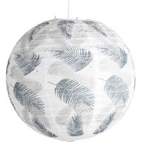 Boule Papier Moana Grise Mathias Décoration Suspendue Design Et Légère - Mathias