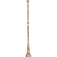 Biscottini – Colonne en fonte finition antique 35 cm diamètre – Hauteur 300 cm – Élégante pour intérieur et extérieur – Effet antique fait main