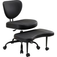 IWMH Chaise de bureau à roulettes, chaise de bureau pour adultes atteints de TDAH, Siege réglable en hauteur avec repose-pieds