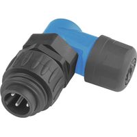 Amphenol C016 10K006 000 10 Rundstecker Stecker, gewinkelt Gesamtpolzahl: 6 + PE Serie (Rundsteckver
