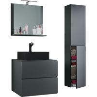 4 piezas lavabo muebles de baño Lendas 60 cm L 150x93x52 - VCM